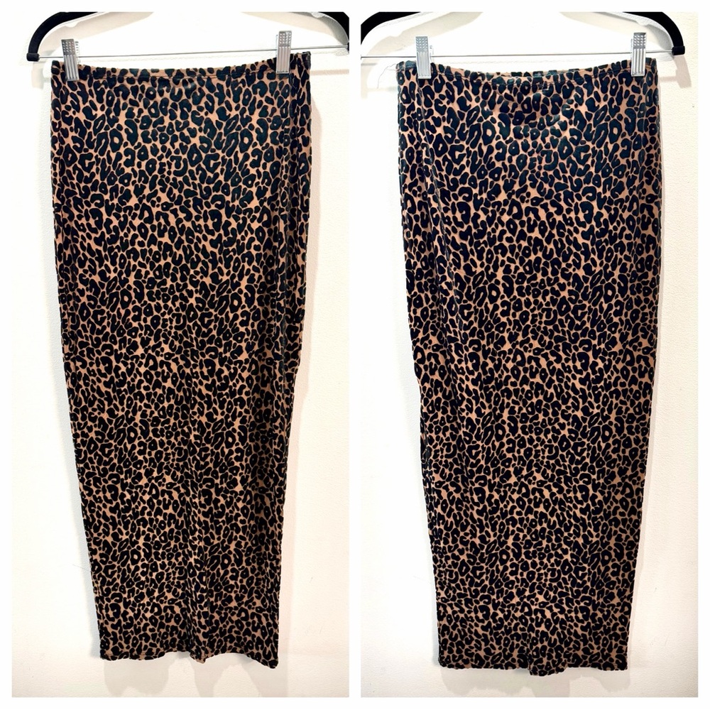 Naked Wardrobe Burnout Velvet Maxi Skirt
